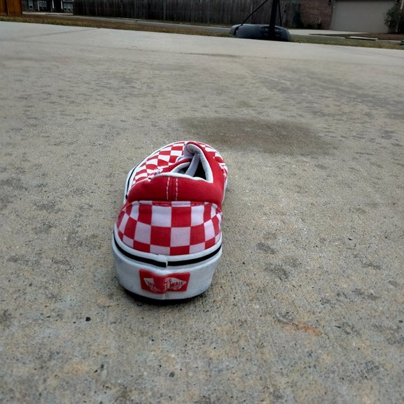 Red Checkered Vans - Picture 4 of 10